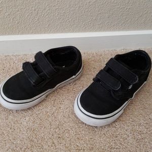 Black velcro Van's